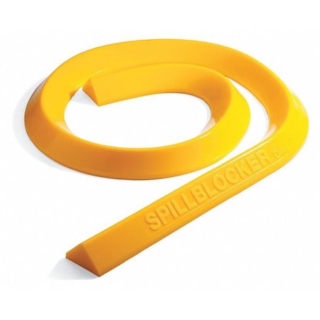 SpillBlocker Barrier Dike,Yellow,4 In
