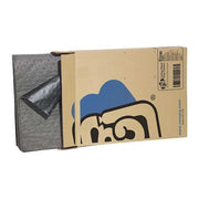 Sorbent Pad, 4 gal, 15 1/2 in x 20 in, Universal, Gray, Polypropylene