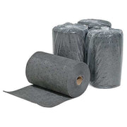 Sorbent Roll, 7 gal, 10 in x 25 ft, Universal, Gray, 4 PK