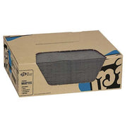 Sorbent Pad, 11 gal, 15 in x 20 in, Universal, Gray, 100 PK
