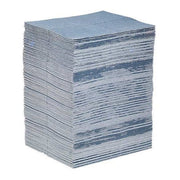 Sorbent Pad, 34 gal, 15 in x 19 in, Universal, Blue, 100 PK