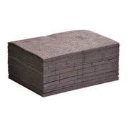 Sorbent Pad, 17 gal, 15 in x 20 in, Universal, Gray, Polypropylene