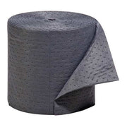 Sorbent Roll, 18 gal, 16 in x 150 ft, Universal, Gray, Polypropylene