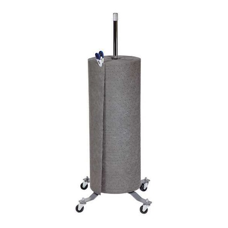 PIG Surgical Absorbent Mat Dispenser, Silver