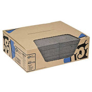 Sorbent Pad, 11 gal, 15 in x 20 in, Universal, Gray, Polypropylene