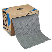 Sorbent Roll, 7 gal, 15 in x 60 ft, Universal, Gray, Polypropylene
