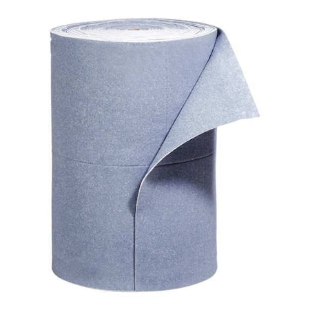 Sorbent Roll, 64 gal, 30 in x 150 ft, Universal, Blue, Fibers