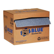 Sorbent Roll, 10 gal, 15 in x 50 ft, Universal, Blue, Fibers