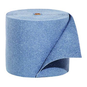 Sorbent Roll, 20 gal, 15 in x 150 ft, Universal, Blue, Fibers