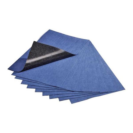 Sorbent Pad, 1 gal, 16 in x 24 in, Universal, Blue, 10 PK