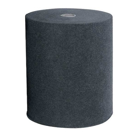 Sorbent Pad, 26 gal, 24 in x 300 ft, Universal, Black, Polypropylene