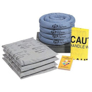 Spill Kit Refill, 21 gal Volume Absorbed per Kit, Not Applicable Capacity, Box, Blue/Gray, 44