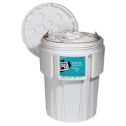 Spill Kit, 52 gal Volume Absorbed per Kit, 95 gal Capacity, Drum, White, 91