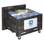 Spill Kit, 143 gal Volume Absorbed per Kit, Not Applicable Capacity, Chest, Black, 501