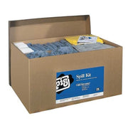 Spill Kit Refill, 143 gal Volume Absorbed per Kit, Not Applicable Capacity, Box, Blue/Gray, 501