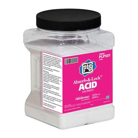 Granular Sorbent, 16 gal Absorbed per Package, 19 lb Box, Blend of Co-Polymers, Not Scented, White