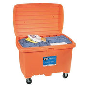 Spill Kit, 76 gal Volume Absorbed per Kit, Not Applicable Capacity, Chest, Orange, 330