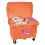 Spill Kit, 74 gal Volume Absorbed per Kit, 112 3/16 gal Capacity, Chest, Orange, 151