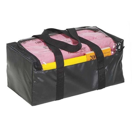 Spill Kit, 8 gal Volume Absorbed per Kit, Not Applicable Capacity, Bag, Black, 54