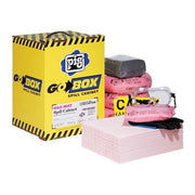 Spill Kit, 6 gal Volume Absorbed per Kit, Box, Yellow, 78