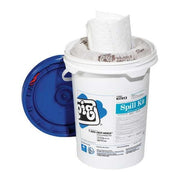 Spill Kit, 5 gal Volume Absorbed per Kit, 6 1/2 gal Capacity, Bucket, White, 16