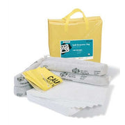 Spill Kit, 10 gal Volume Absorbed per Kit, Not Applicable Capacity, Bag, Yellow, 39
