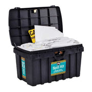 Spill Kit, 44 gal Volume Absorbed per Kit, Not Applicable Capacity, Chest, Black, 124