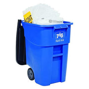 Spill Kit, 40 gal Volume Absorbed per Kit, 50 gal Capacity, Can, Blue, 91