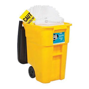 Spill Kit, 40 gal Volume Absorbed per Kit, 50 gal Capacity, Can, Black/Yellow, 91