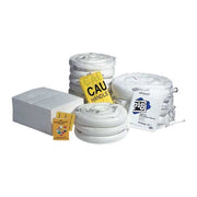 Spill Kit Refill, 52 gal Volume Absorbed per Kit, Not Applicable Capacity, Box, White, 89