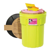 Spill Kit, 21 gal Volume Absorbed per Kit, 30 gal Capacity, Drum, Green, 45