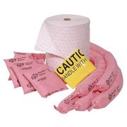 Spill Kit Refill, 14 gal Volume Absorbed per Kit, Not Applicable Capacity, Box, Pink, 17