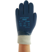 Cut-Resistant Gloves, Nitrile, Fully Coated, Blue, 9 144 PK