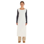 Apron, Vinyl, White, 44 in, Universal