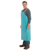 Bib Apron, Vinyl, Green, 44 in, Universal
