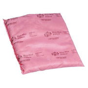 Sorbent Pillow, 10 gal, 16 in x 17 in, Harsh Chemicals, Pink, 10 PK