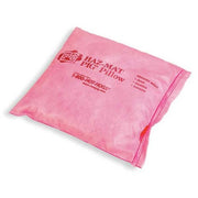 Sorbent Pillow, 2 gal, 8 in x 8 in, Harsh Chemicals, Pink, 10 PK