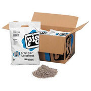 Granular Sorbent, 12 gal Absorbed per Package, 40 lb Bag, Cellulose, Not Scented, Gray