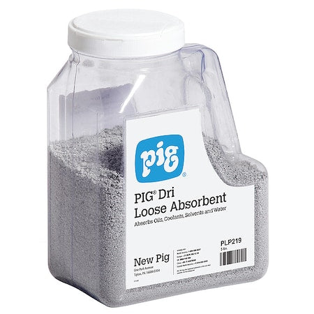 Granular Sorbent, 2 1/2 gal Absorbed per Package, 20 lb Box, 60% Cellulose 40% Kaolin, Not Scented
