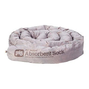 Sorbent Sock, 13 gal, 3 in x 8 ft, Universal, Gray, 16 PK
