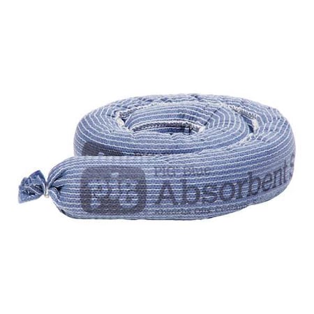 Sorbent Sock, 9 gal, 1 1/2 in x 29 in, Universal, Blue, 50 PK