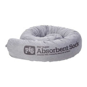 Sorbent Sock, 24 gal, 3 1/4 in x 42 in, Universal, Gray, 24 PK