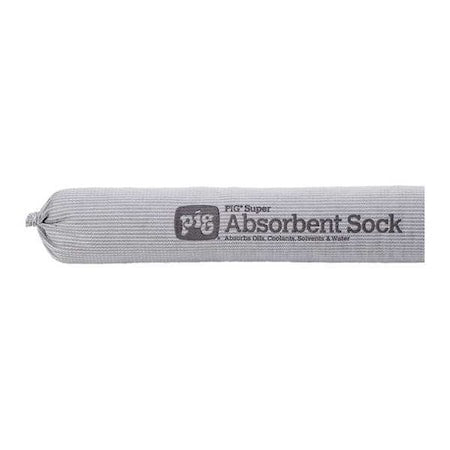 Sorbent Sock, 17 gal, 2 1/4 in x 42 in, Universal, Gray, 35 PK