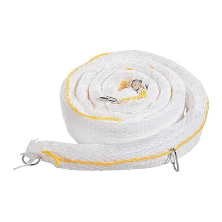 Sorbent Boom, 16 gal, 3 in x 10 ft, Oil, White, 8 PK
