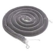 Sorbent Sock, 16 gal, 3 in x 20 ft, Oil, Black, White, 4 PK