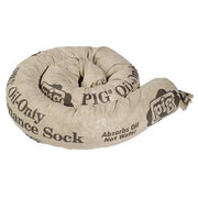 Sorbent Sock, 30 gal, 3 in x 42 in, Oil, Brown, 30 PK