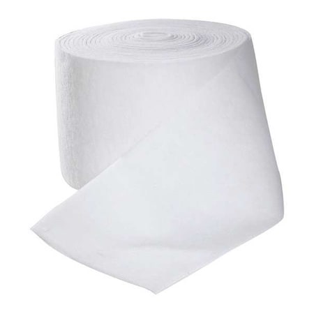 Sorbent Pad, 55 gal, 22 in x 85 ft, Universal, White, Polyester