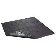 Sorbent Pad, 3 gal, 5 ft x 60 in, Oil, Black, Polyethylene, Polypropylene