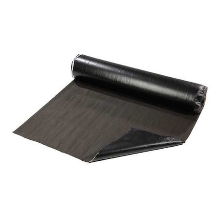 Sorbent Pad, 60 gal, 5 ft x 100 ft, Oil, Black, Polyethylene, Polypropylene