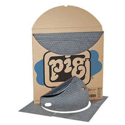 Sorbent Pad, 9 gal, 22 in Dia., Universal, Gray, Polypropylene